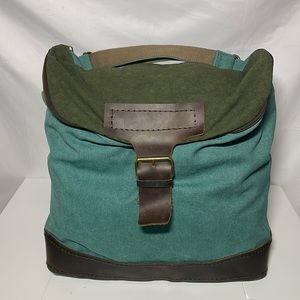 Canvas Backpack Green Unisex